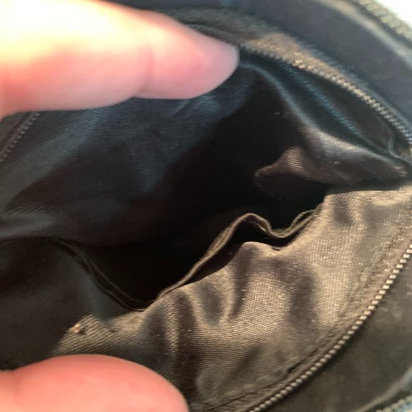 Vintage beaded evening bag black 8" X 7 1/2" - Picture 6 of 6